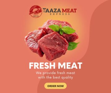 Order fresh, hygienic meat in Lahore from Taaza Meat Express. Fast delivery of premium beef, mutton & seafood.
