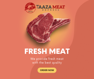 Order fresh, hygienic meat in Lahore from Taaza Meat Express. Fast delivery of premium beef, mutton & seafood.