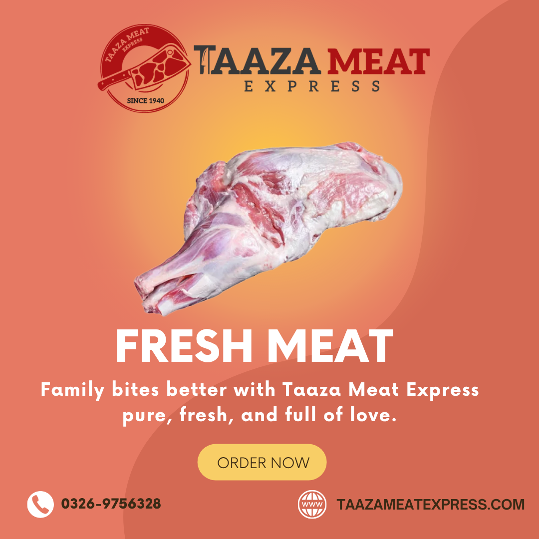 Order fresh meat in Lahore – hygienic, halal, and delivered to your home with care.