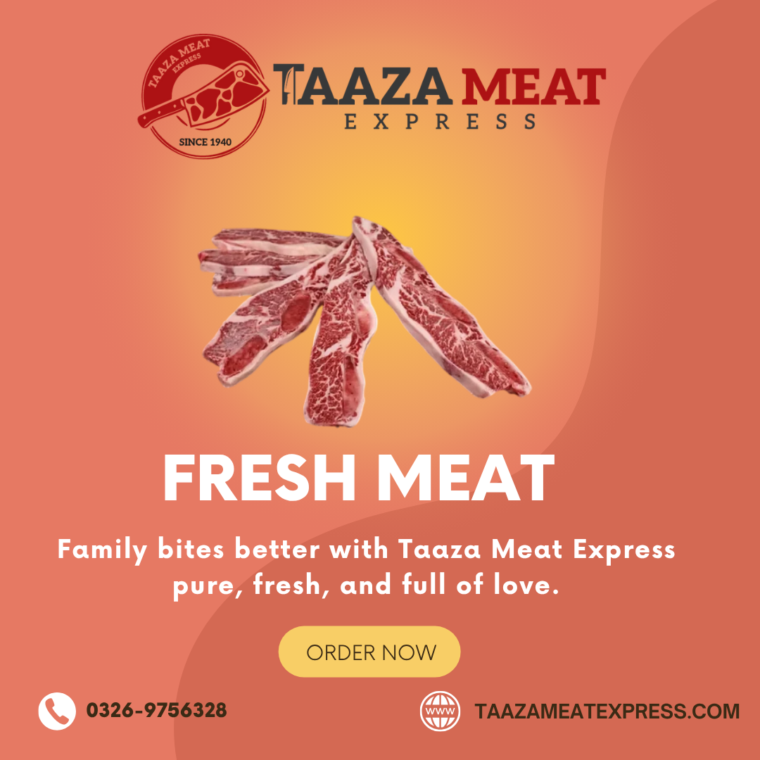 Order premium Lahore meat with guaranteed freshness and halal certification. Fast home delivery of fresh halal meat Lahore-wide.
