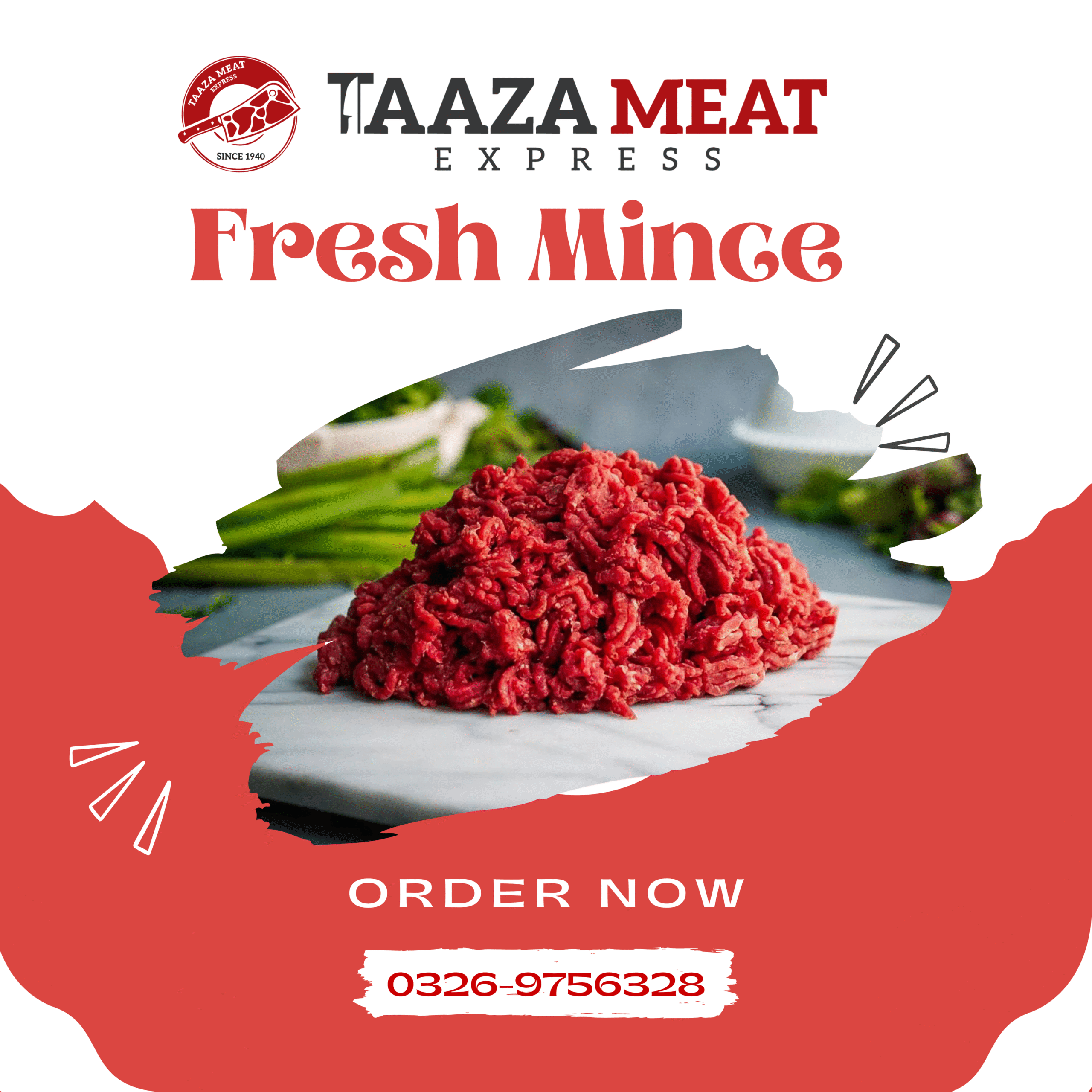Taaza Meat Express delivers premium fresh meat, beef, and chicken in Lahore.